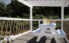 Holzspielhaus für Kinder Surfer