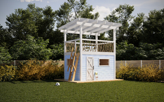 Holzspielhaus für Kinder Surfer